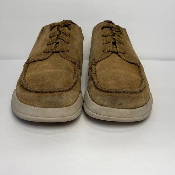 Clarks Driftway Low Men\'s Beige Suede Boat Shoe - Size 7.5 main image 4